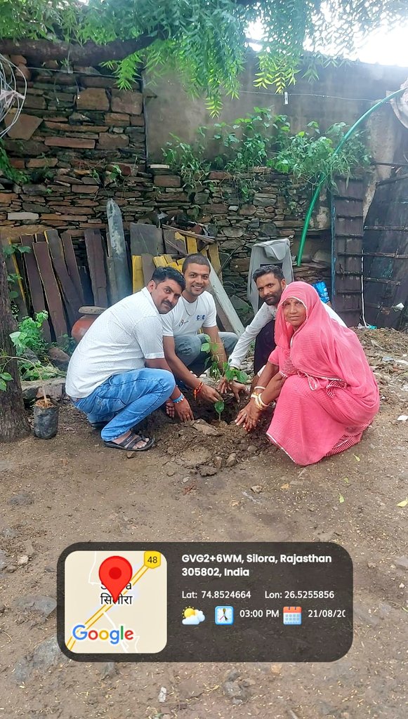 Hanumansankhla2's tweet image. &quot;एक पेड़ मां के नाम&quot; अभियान के तहत कल #CSC_SILORA द्वारा 5 पेड़ लगाए गये

धरती को हरा-भरा बनाएं, सभी माँ के नाम का एक पेड़ लगाएं...

#Plant4Mother #एक_पेड़_माँ_के_नाम #EkPedMaaKeNaam
@_DigitalIndia @PMOIndia @AgriGoI @AshwiniVaishnaw @csc_ceo @CSCegov_ @dintya15 @RJCSCRAJASTHAN