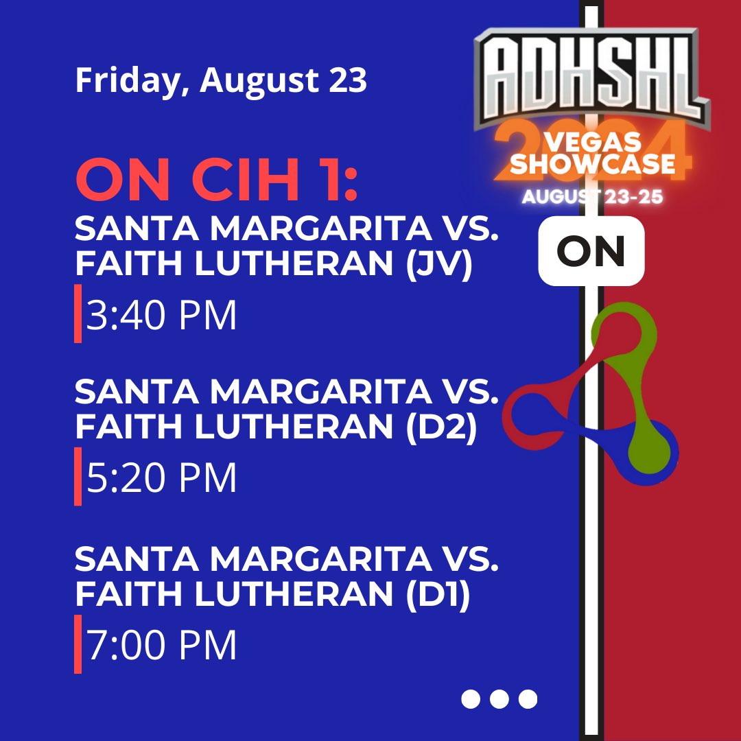 CIHMedia's tweet photo. Time to go to work. The @adhshl Vegas Showcase begins Friday at 3:40pm on #CIHMedia. Tune in for a special edition of #TheReportCard on CIH 1 at 1:30pm tomorrow!

#adhshl 

https://t.co/QBIOhX4kat
https://t.co/P3qjXADym6

(1/3) https://t.co/wBcd0J8L7m
