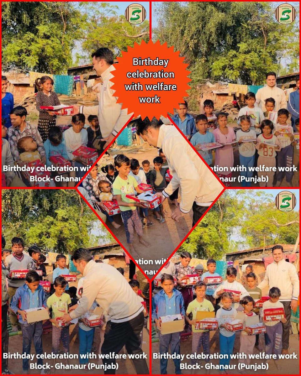 anshpreetkaur01's tweet photo. People often celebrate special occasions with parties, but Ram Rahim has shared a #GreatWayToCelebrate ie, by performing welfare works. Many are now celebrating Guruji's birthday by engaging in acts of kindness and charity. https://t.co/nik0ZNrKiu