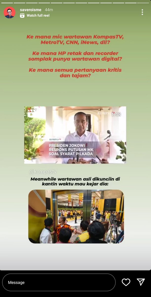 padresdoter's tweet image. Miris banget rasanya liat temen-temen media/PERS dibungkam kayak gini. Bukan lagi perkara THEY SILENCING US, ini tuh MEDIA-nya aja udah DITUTUP AKSESNYA duluan. 

Mereka dikunciin di kantin &amp;amp; sebagian diisolasi.

Source: Savero Aristia W., wartawan Tempo.

#kawalkeputusanMK