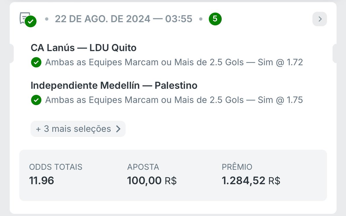 ODDS ALTAS 🐆 tweet media