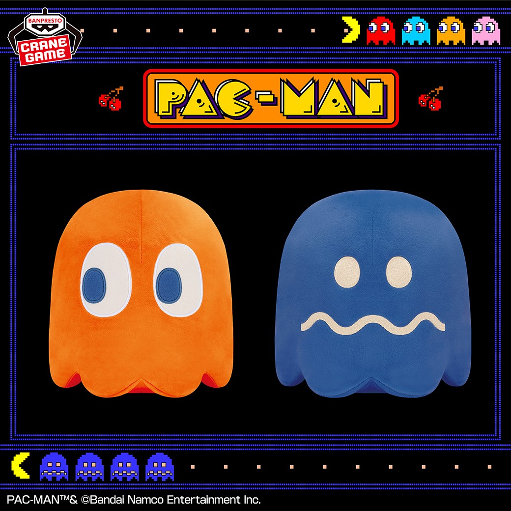 クライドとイジケゴーストがぬいぐるみに⭐／ 「パックマン」から、も