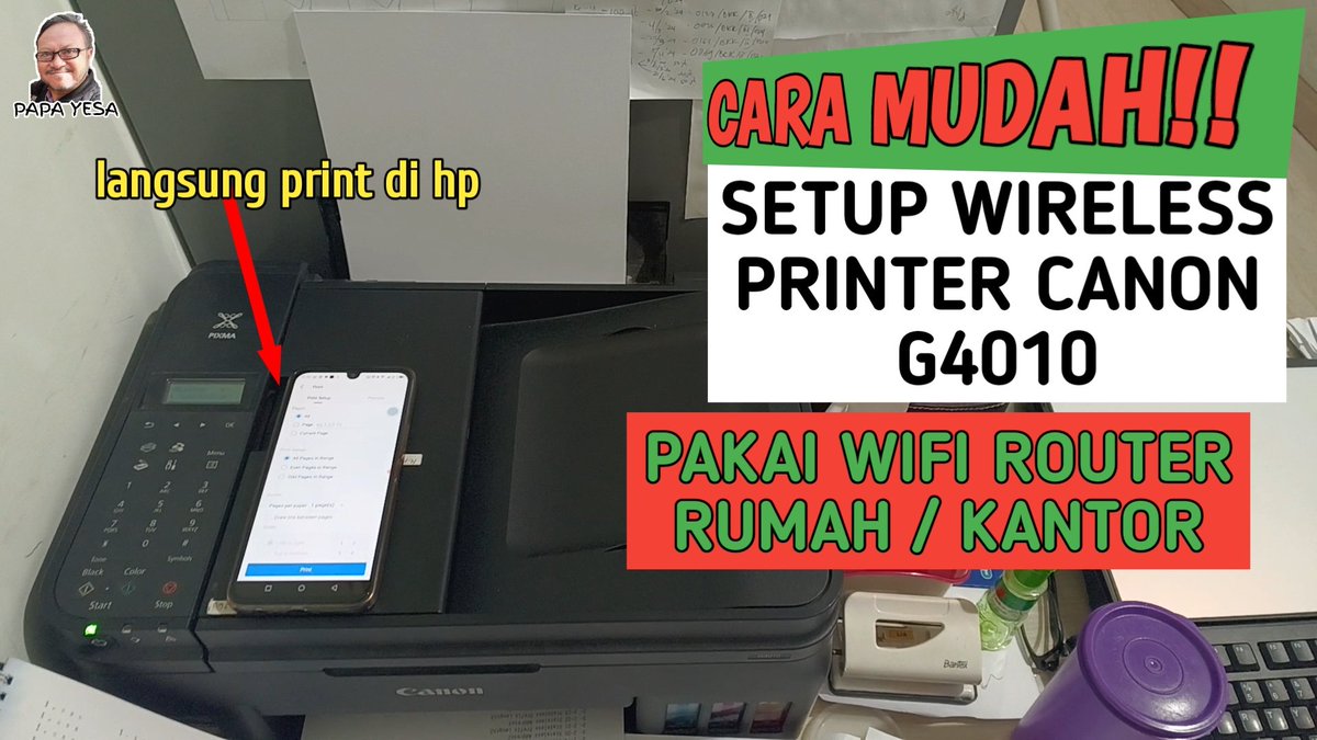 Mudah setup Wifi di printer canon G4010 Dan langsung print di hp
👇👇👇
youtu.be/Jznh4xDwYRw
#papayesa #youtubechannel #youtube #subscribe #tutorialprinter #printercanon #canonG4010