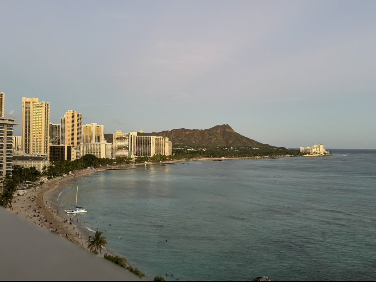 What it looks like at 6:00pm game time in Hawaii on Saturdays. No other place like it.