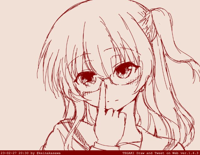 「メガネ喜多ちゃん 」|なかさわけい㌠のイラスト