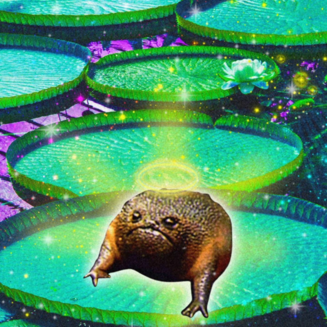 @king_layner The Frog Father Loves You 

Rest Well My Child 

For Your Bags Are Safe 

On The Lily Pad