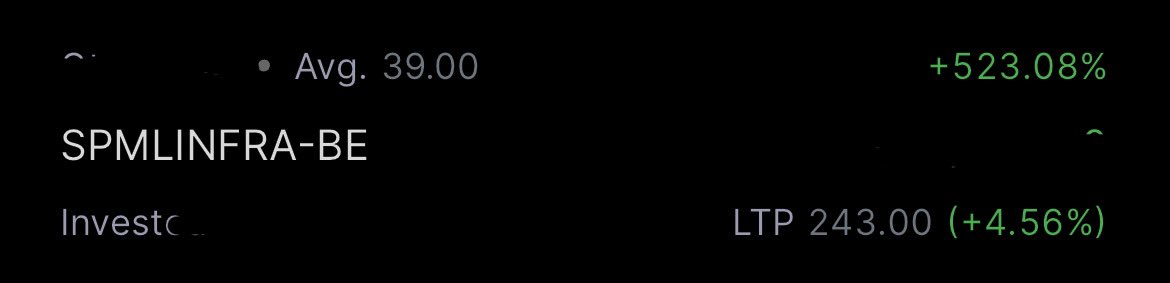 RajatBhansalii's tweet image. 6x done - Compounding kicks-in 📈 #SPML