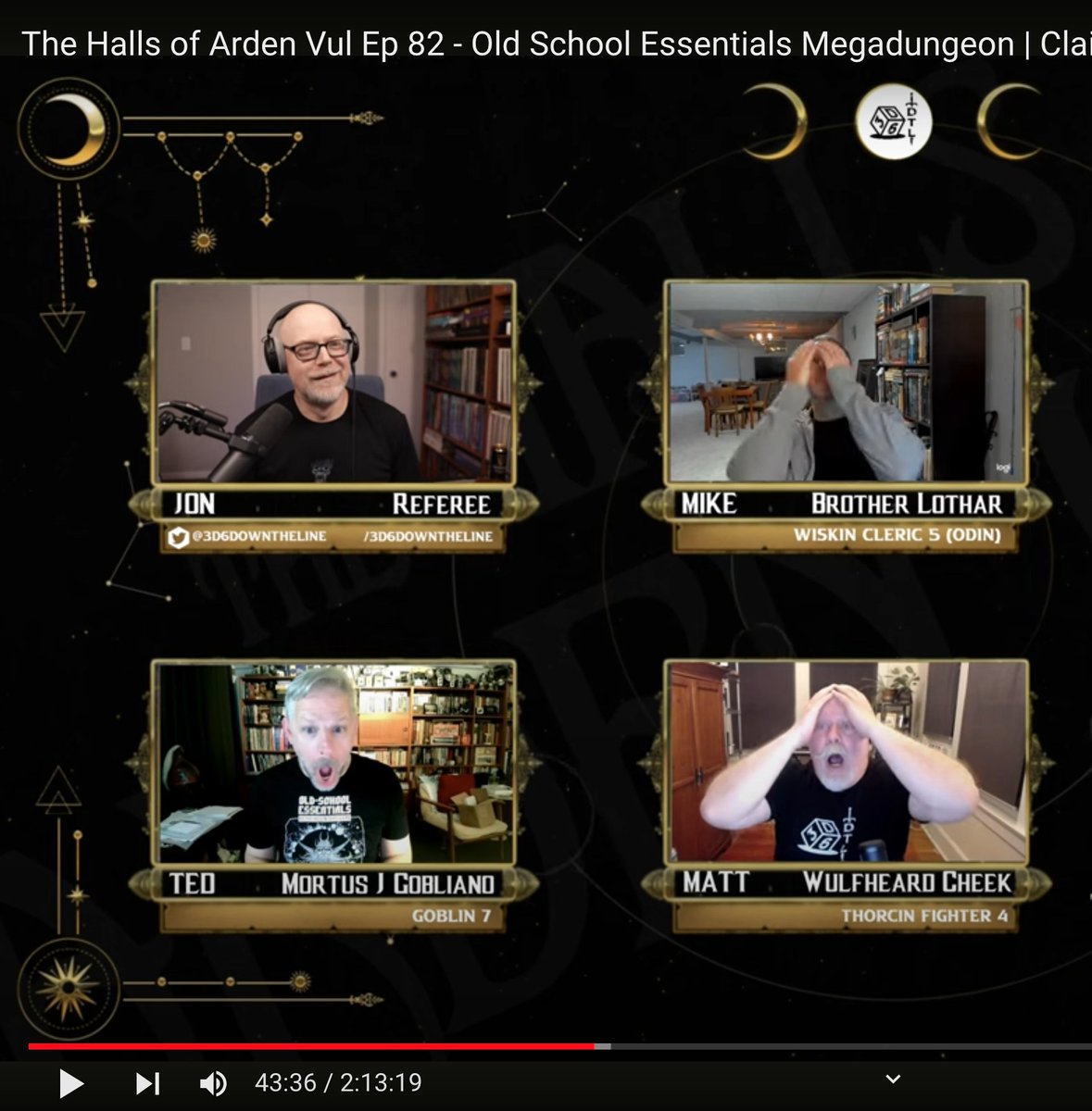 MattRollsHigh's tweet photo. Everything's fine.  Just fine.  
(You can tell because the of the smile on the Referee's face.)
#OSE, #OSR, #ArdenVul, #TTRPG, #DnD https://t.co/bGZDp493uQ