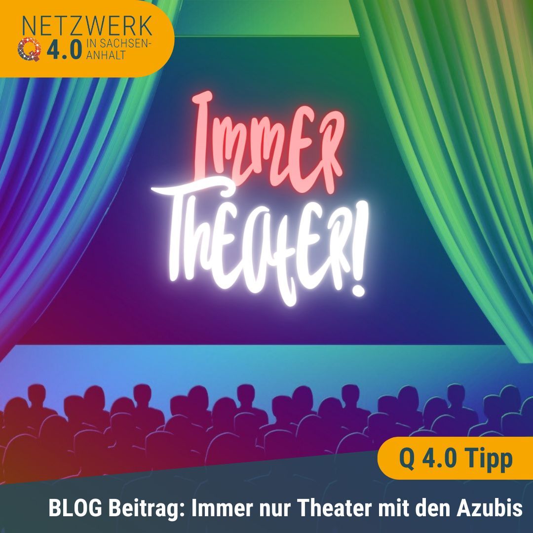 🎭 Immer nur Theater mit den Auszubildenden? 

Theaterpädagogik in der Ausbildung ist ein innovativer Weg zur Förderung von Soft Skills, Selbstbewusstsein und Teamarbeit! ✨ Entdeckt, wie es eure Ausbildungspraxis revolutionieren kann! 🌐👉 Mehr erfahren: kurzlinks.de/3dkk