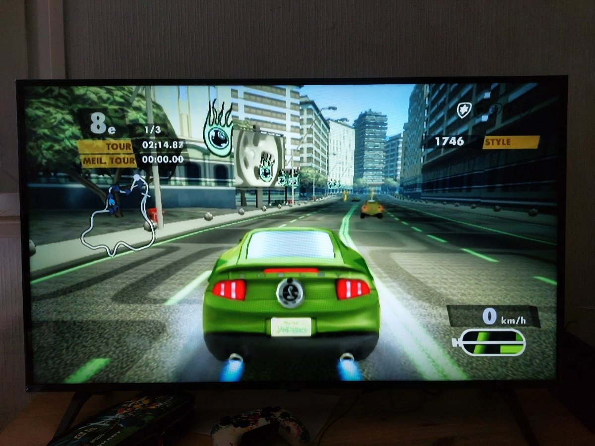 PatMiner2b's tweet image. Need for Speed: Nitro version Nintendo Wii sur ma TV 4K de chez LG (43 pouces). #needforspeed #needforspeednitro #nintendowii #nintendowiigame #nintendowiigames #wii #wiigame #wiigames #wiimote #wiiwii #eagame #LG #lgtv #lgtv📺 #lgtv4k #followｍe