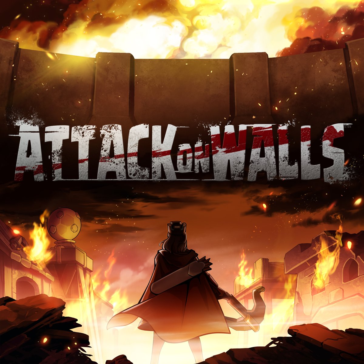 ClashofClans's tweet image. She’s trying to save humanity. One wall at a time.