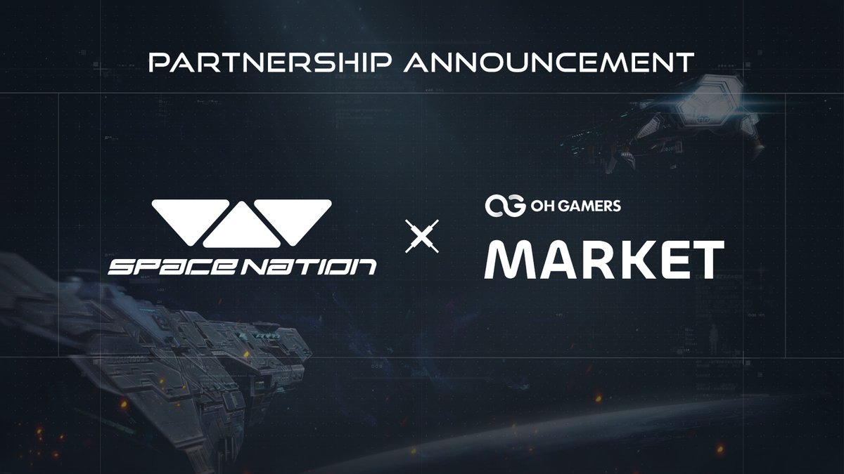 Over the last 2 months, <a href="/0xOhGamers/">Oh Gamers!</a> has proven to be a reputable, trustworthy &amp; extremely effective partner to support and advance Space Nation's growth. 

We're proud to take this partnership to the next level with our support of Oh Gamers Market launch 

Starting today, Space