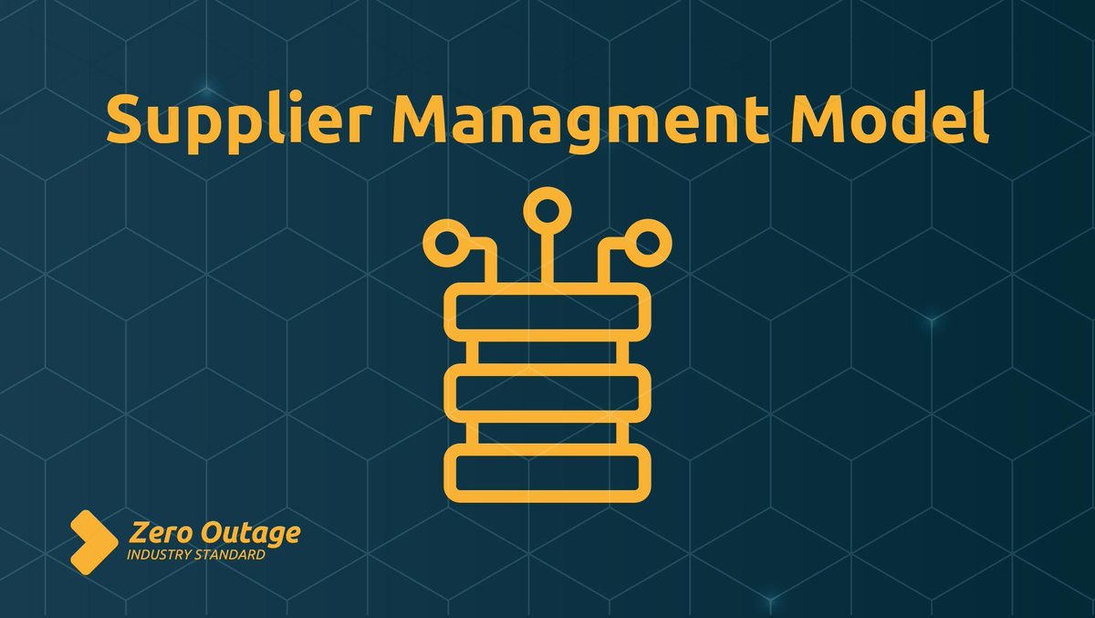 How to organise and select security measures in supplier management model? buff.ly/3WgyyjF  #ZeroOutage #ITQuality
