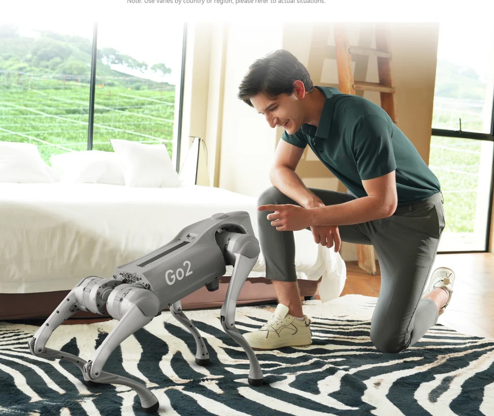 vrstorecomua's tweet image. Робо-собака Unitree Go2 Air - це передовий біонічний робот-собака від Unitree Robotics. Він призначений для різноманітних цілей, від розваг до промислового використання і може керуватися як за допомогою спеціального контролера, так і через смартфон #щенема
vr-store.com.ua/ua/robo-sobaka…