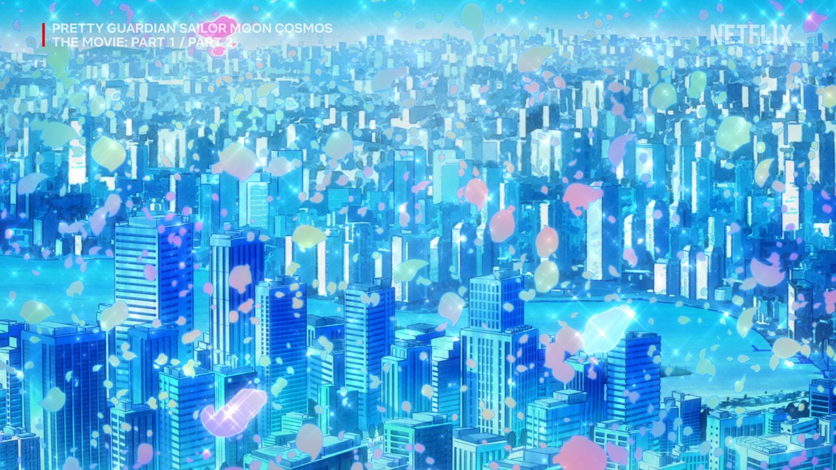 NetflixAnime's tweet photo. We can't get enough of these beautiful shots of glittering Tokyo ✨ #PrettyGuardianSailorMoon https://t.co/W6naxhfdYy