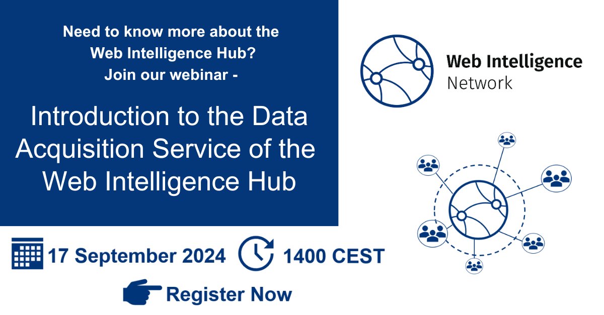 ESSnet - Web Intelligence Network (WIN) (@essnetwin) on Twitter photo eventbrite.co.uk/e/introduction…
#DataScience #Newdatasource #ESS #BigData #statistics #Eurostat #data #AskEurostat
<a href="/istat_en/">Istat</a>, <a href="/EU_EMOS/">EMOS</a>, <a href="/IAOS_Stat/">International Association for Official Statistics</a>, <a href="/RoyalStatSoc/">Royal Statistical Society</a>, <a href="/EU_Eurostat/">EU_Eurostat</a>, @unecestat eventbrite.co.uk/e/introduction…
#DataScience #Newdatasource #ESS #BigData #statistics #Eurostat #data #AskEurostat
<a href="/istat_en/">Istat</a>, <a href="/EU_EMOS/">EMOS</a>, <a href="/IAOS_Stat/">International Association for Official Statistics</a>, <a href="/RoyalStatSoc/">Royal Statistical Society</a>, <a href="/EU_Eurostat/">EU_Eurostat</a>, @unecestat