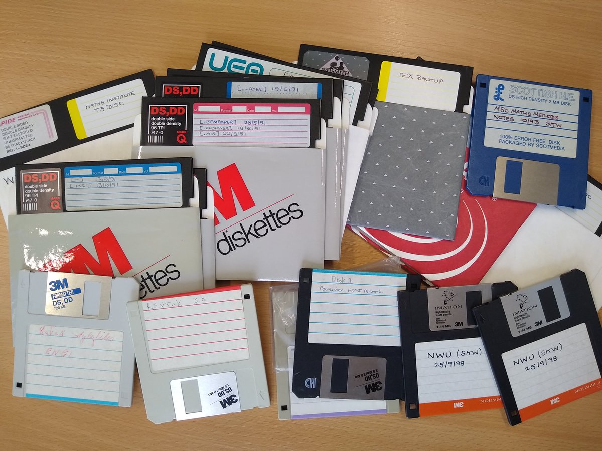 S_K_Wilson's tweet image. When floppy disks were floppy(ish)!
