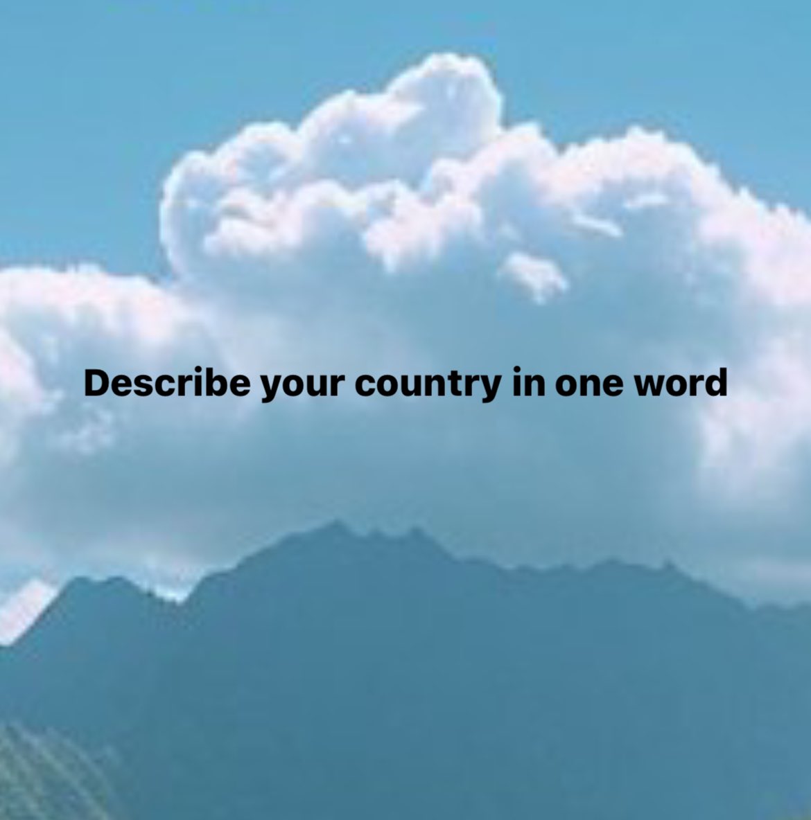 earthcurated's tweet image. One word?