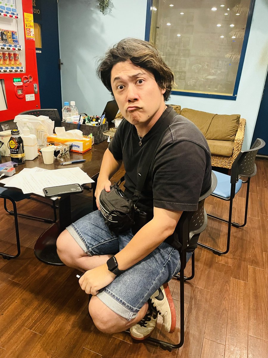 レコーディング２日目🚀

島根大好き芸人が駆けつけてくれました🙌