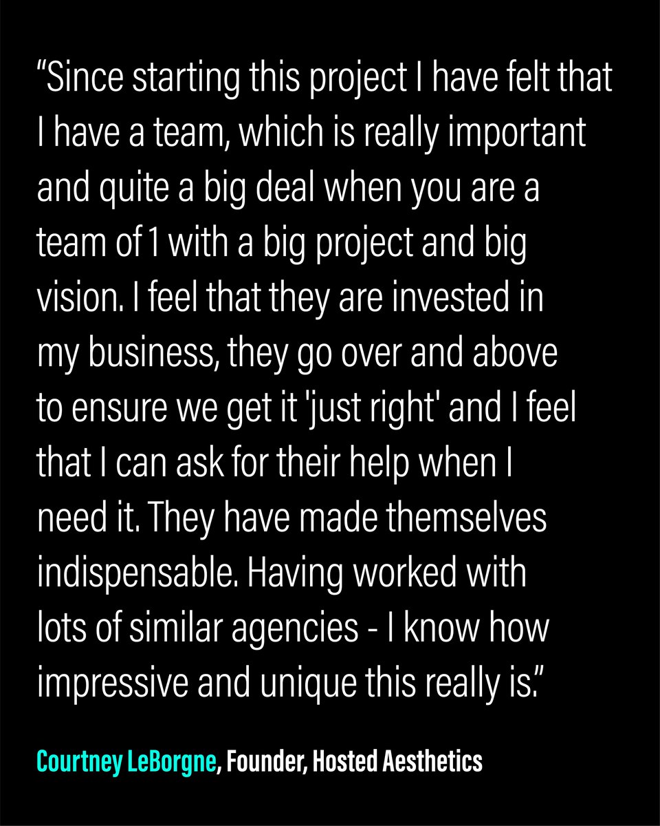 DesignmcLtd's tweet image. We&apos;re delighted to have received such great feedback from our lovely client at Hosted Aesthetics Ltd, validating the approach and process we endeavour to uphold with all of our clients.

Communication and collaboration is in everything we do 💯

#AgencyPartners #Designmc