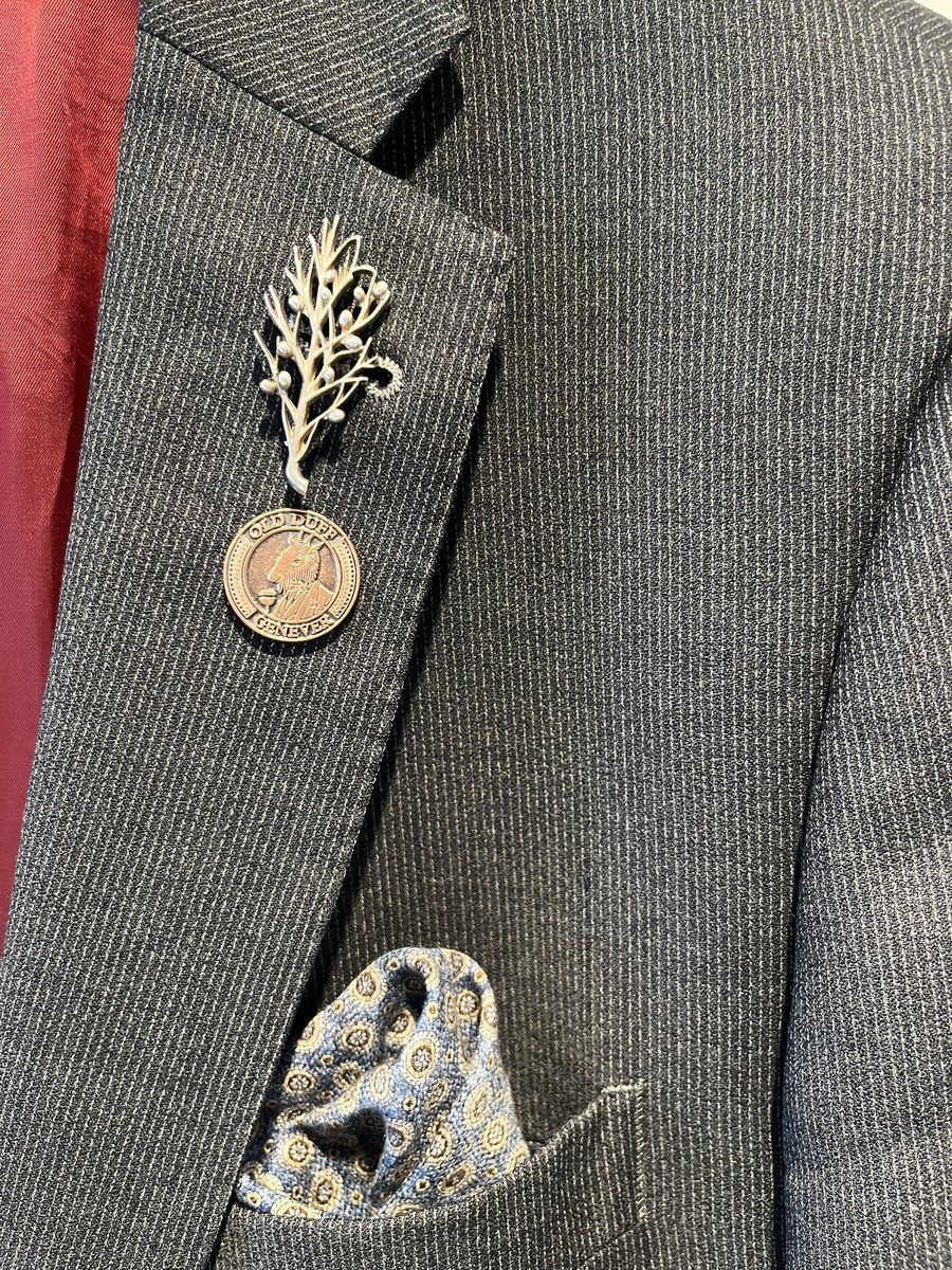 Correct attire where you’re about to teach three or four hours’ worth of juniper spirits seminars.