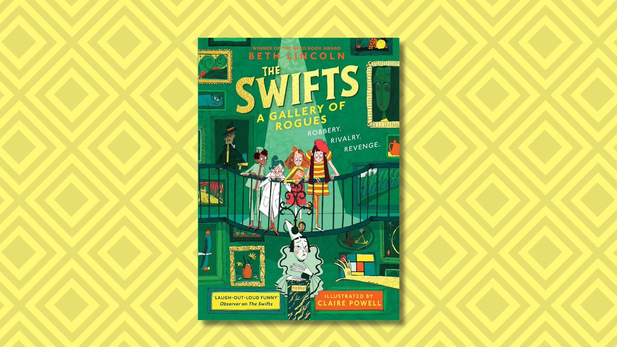 DA Children's Agency (@da_childrens) on Twitter photo Happy Publication Day to THE SWIFTS: A GALLERY OF ROGUES🎨 Written by <a href="/bethatintervals/">beth lincoln (updates only)</a> & illustrated by the talented <a href="/misspowellpeeps/">Claire Powell</a> 🎉
Brilliant sequel to the New York Times-bestselling #TheSwifts - a gleeful gothic mystery perfect for fans of Lemony Snicket and Robin Stevens! Happy Publication Day to THE SWIFTS: A GALLERY OF ROGUES🎨 Written by <a href="/bethatintervals/">beth lincoln (updates only)</a> & illustrated by the talented <a href="/misspowellpeeps/">Claire Powell</a> 🎉
Brilliant sequel to the New York Times-bestselling #TheSwifts - a gleeful gothic mystery perfect for fans of Lemony Snicket and Robin Stevens!