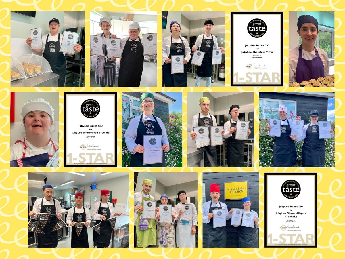 Our team are super chuffed with their 3 Great Taste 1⭐️ Awards and proud to show off associated merchandise!! 
Big thanks to the warm human beings in the <a href="/guildoffinefood/">Guild of Fine Food</a> organisation for kind and impartial support throughout! #greattasteawards