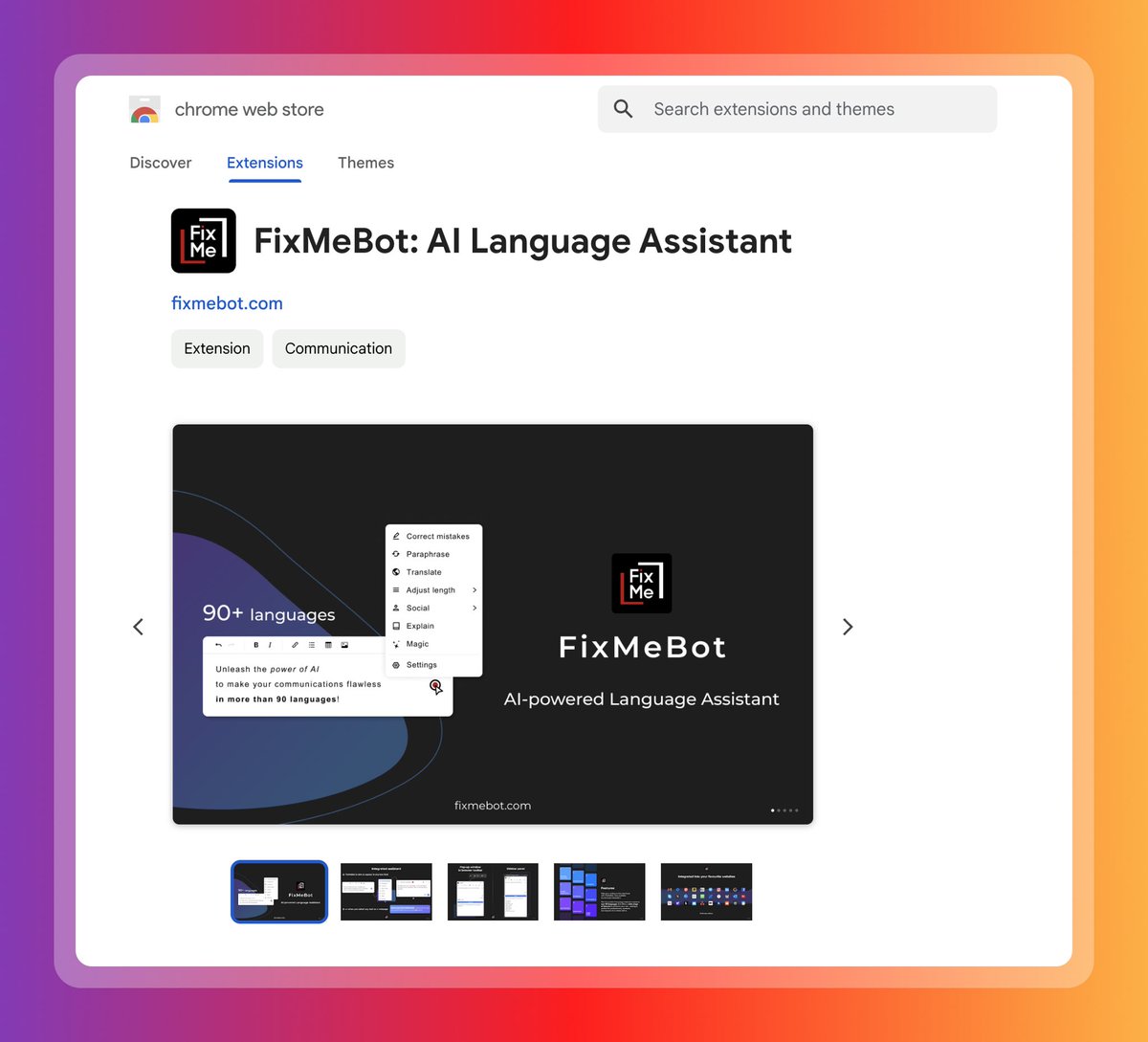 FixMeBot tweet media