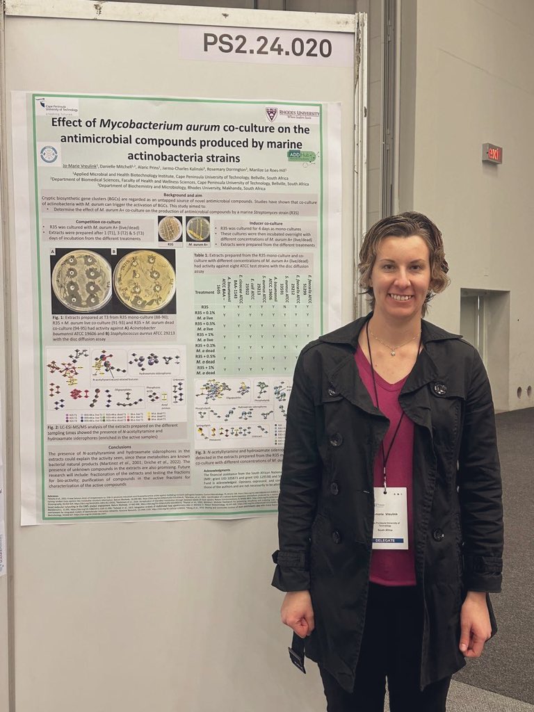 PrinsAlaric's tweet photo. Team BioAct presenting the findings of our actinobacterial research (diversity and biodiscovery) at #ISME19 representing AMHBI and @CPUT https://t.co/he1TOpsDe8