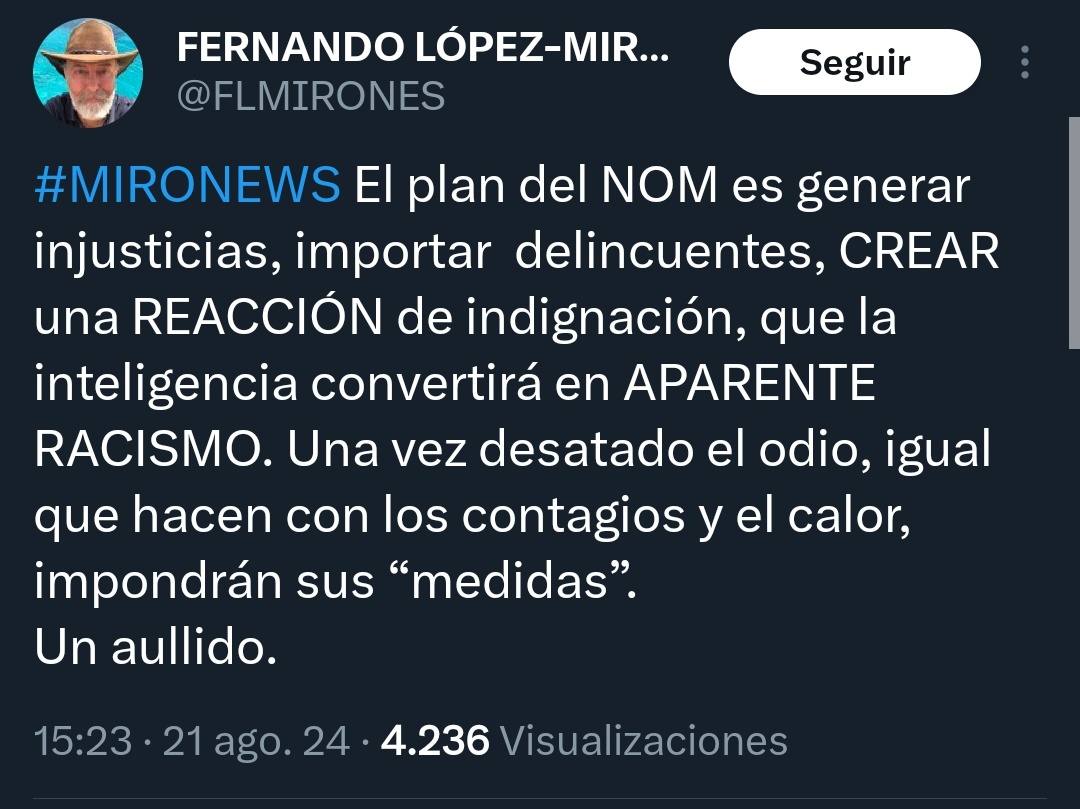 Negacionistas Out of Context tweet media