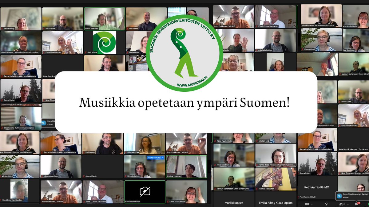 Suomen musiikkioppilaitosten liitto (SML) tweet media