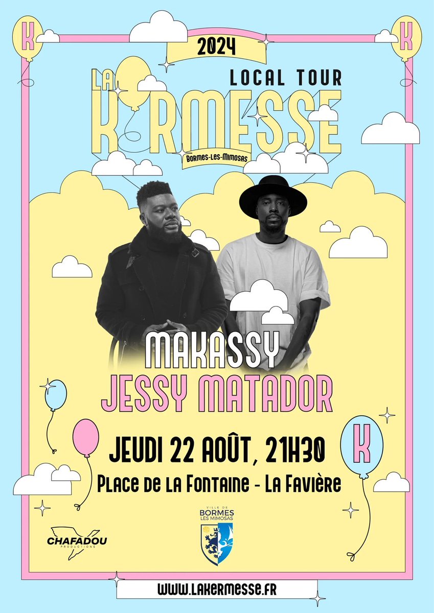 Des vacanciers ou habitant(e)s du 83? Concert ce soir avec ya <a href="/Jmatadoroff/">Jessy Matador</a> à Bormes-Les-Mimosas !!!