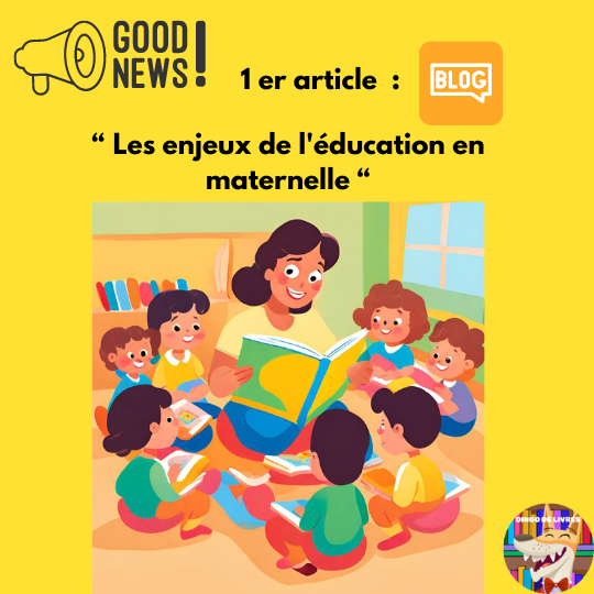 LVanGysel's tweet photo. 🚀 NOUVEAU BLOG : Dingo de Livres 📚
Mon 1er article : "Les enjeux de l'éducation en maternelle". Toutes vos questions sur la rentrée scolaire des petits en maternelle trouvent leurs réponses ici !
👉 https://t.co/FlpO7z6eFT
#rentreescolairematernelle https://t.co/hp2fSBHYbr
