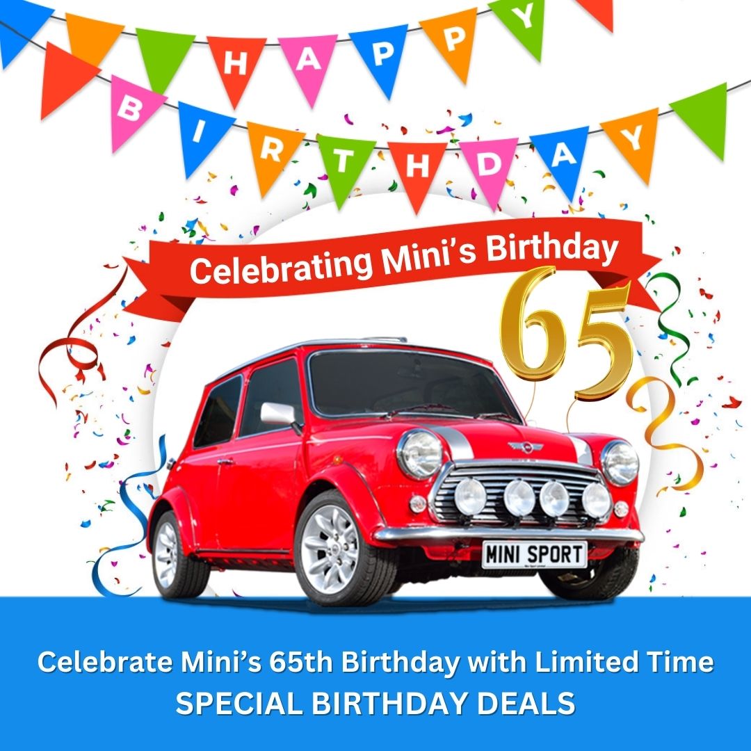 Celebrate Mini's 65th Birthday! 🎉

We’re kicking off our celebration with special deals in honour of the Mini’s 65th Birthday! Grab incredible discounts on selected products and give your Mini the birthday gift it deserves.

Shop Now:  minisport.com/birthday-speci…

#minisportltd