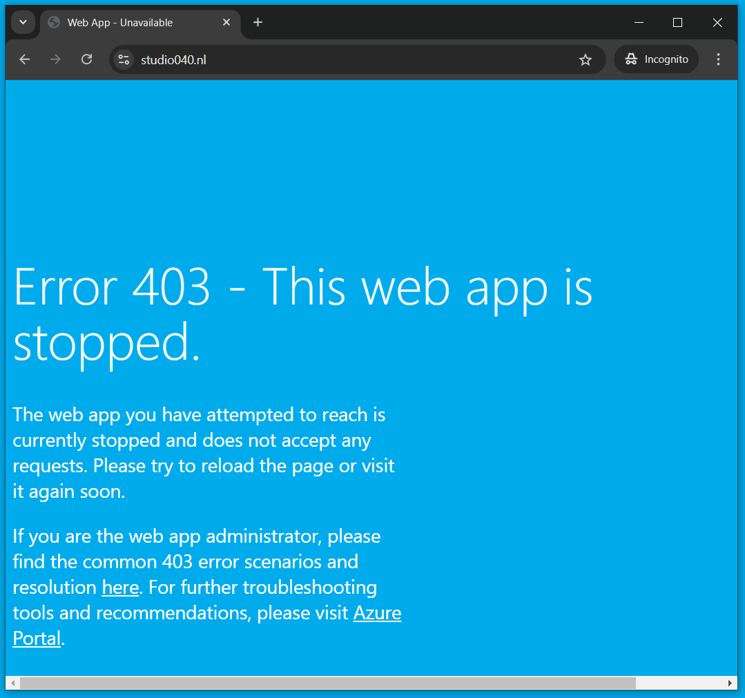 Alles okay <a href="/Studio040/">Studio040</a> ?