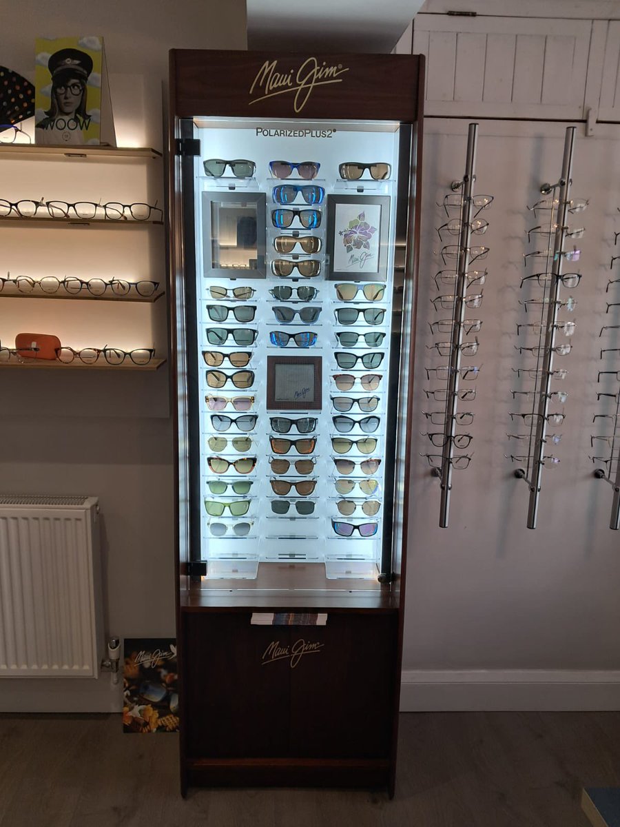 Today’s training was for Maui Jim Sunglasses which combine exceptional visual and protective properties for our eyes. Find out more here mauijim.com/GB/en_GB/benef… or better still visit us to see which of the diverse range of stylish specs suit you!
