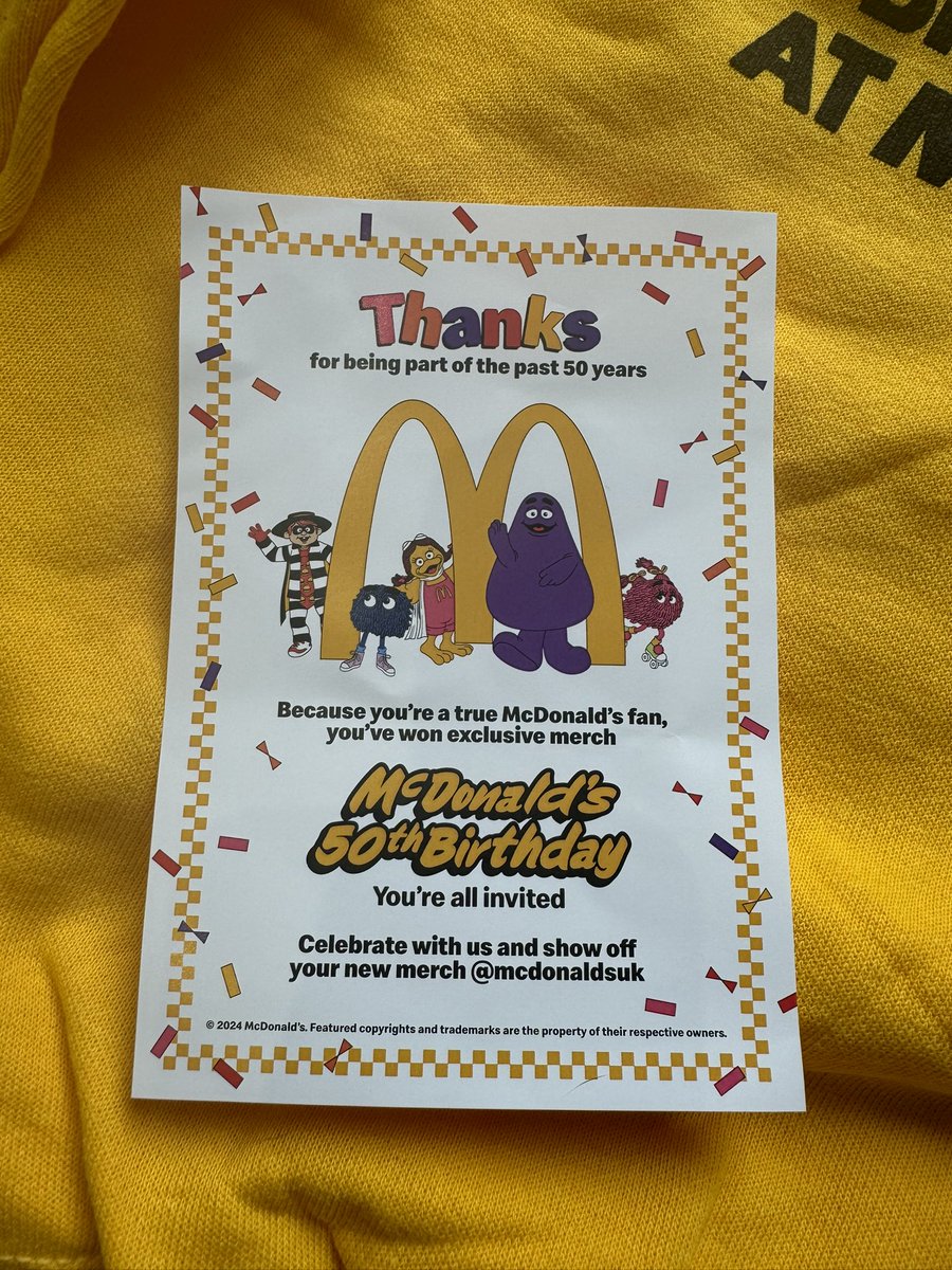 Look what’s arrived from <a href="/McDonaldsUK/">McDonald's UK</a> ! Yes, you’re right to be jealous.