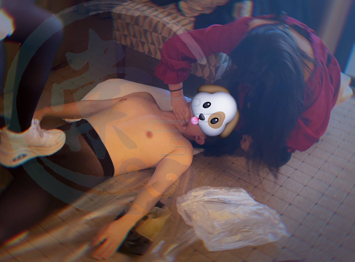 “什么嘛，
  学弟，
  怎么被霸凌还叫春呢”
（炒冷饭，炒冷饭
#bdsm #窒息 #k9