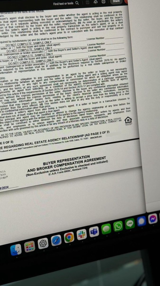 Alma_Lam_'s tweet photo. ✏️ I just completed my 1st Buyer Representation Agreement to comply with the new rules. Ready to take on this new chapter in real estate.
#realestatelaw #realestate #NAR https://t.co/b8mspIWmza