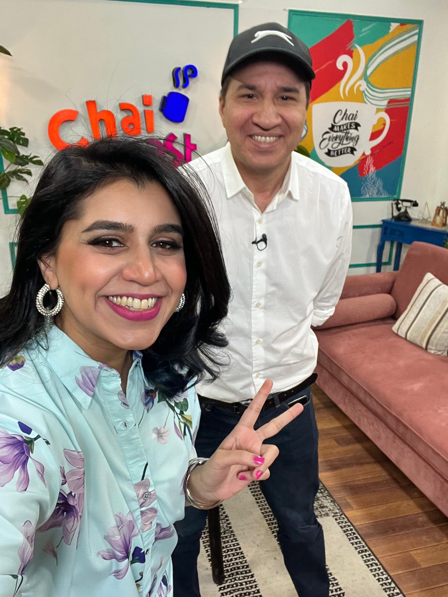 AliSalmanAnchan's tweet photo. Today, I was a guest on # DawnTV's Morning show, #ChaiToastAurHost. I Had a fascinating conversation with the energetic and charismatic host, Rijah!
Thanks for inviting me, Mr.Qasim Shafique
@PhoolPatti
#Anchan #truckart #promotingPakistan #PhoolPatti https://t.co/zCkkiRCldl