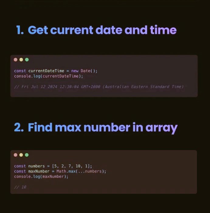 e_opore's tweet image. 15 JavaScript Snippets to make JavaScript short, sweet and easy ⬇️