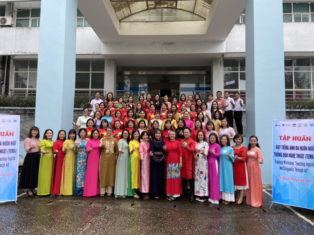Special day launching our work with teacher-facilitators in Vietnam <a href="/dobrochnafutro/">Dobrochna Futro also @dobrochnafutro.bsky.social</a> <a href="/UofGEducation/">School of Education</a> and Thai Nguyen University of Education <a href="/BritishCouncil/">British Council</a> Teacher Activity Groups project