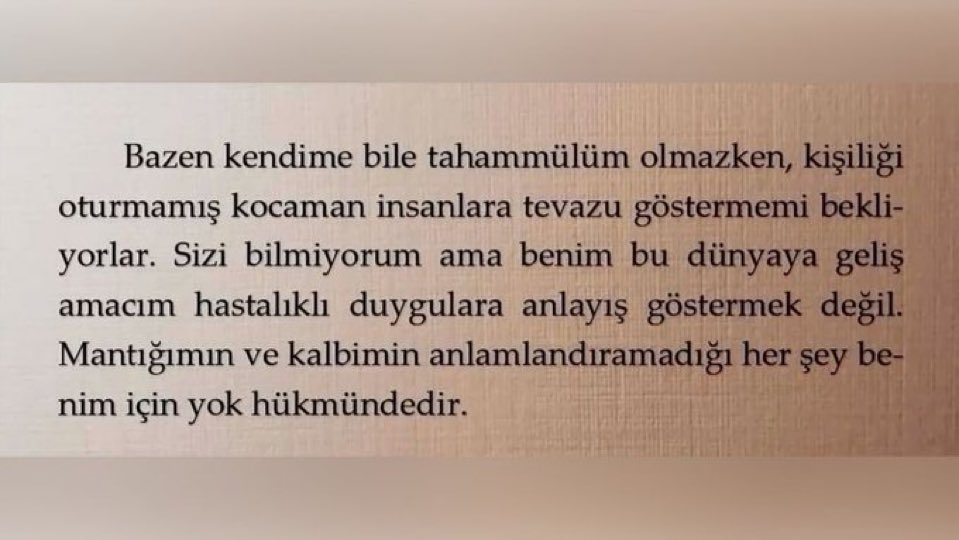 Okuyan için çok anlamlı.
