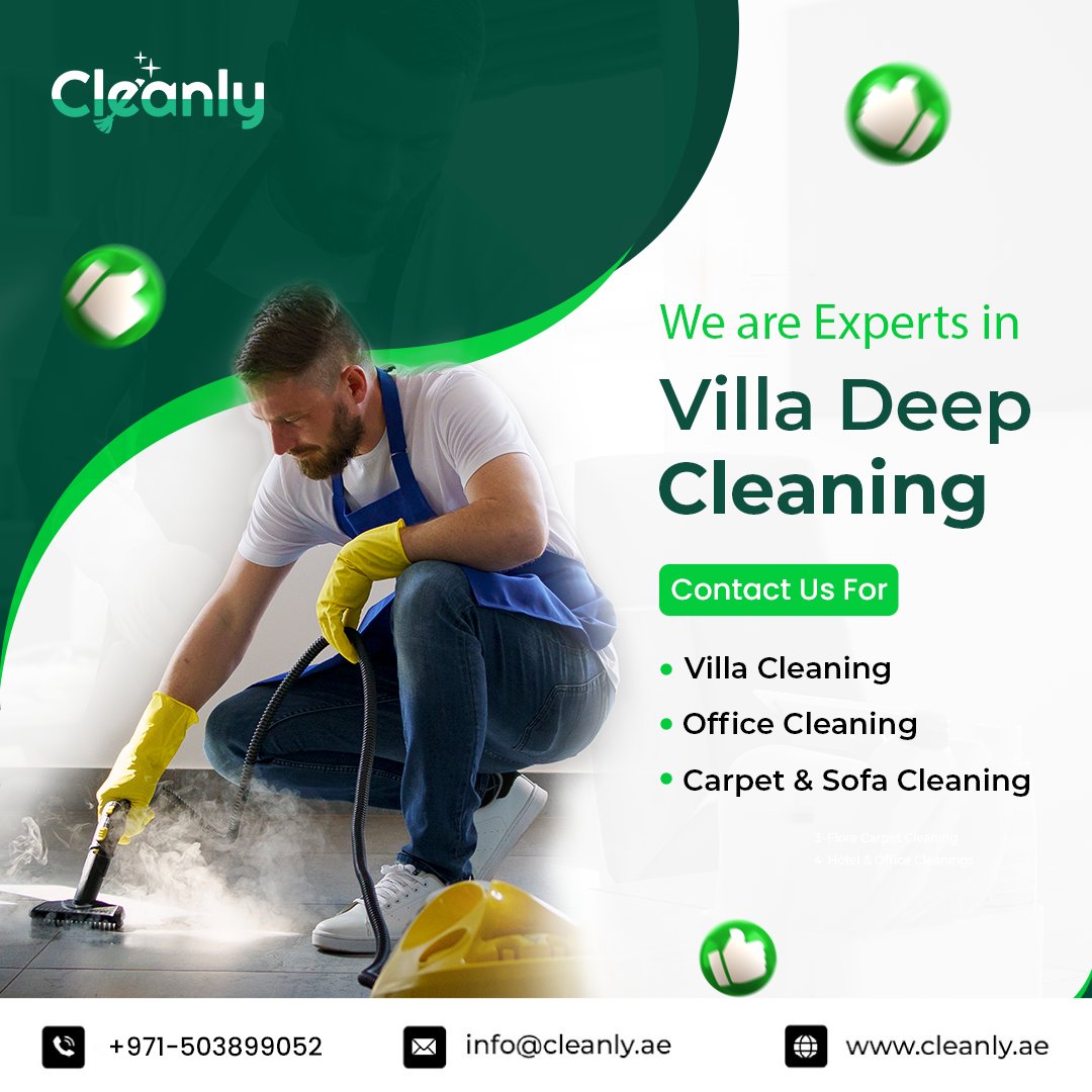 Cleanly_ae's tweet image. Keep your villa clean with our deep cleaning service. Our meticulous team excels in scrubbing, disinfecting, and organizing to deliver exceptional results.
cleanly.ae
.
#cleanly #deepcleaning #deepcleaningservice #villa #villacleaning #office #officecleaning #healthy