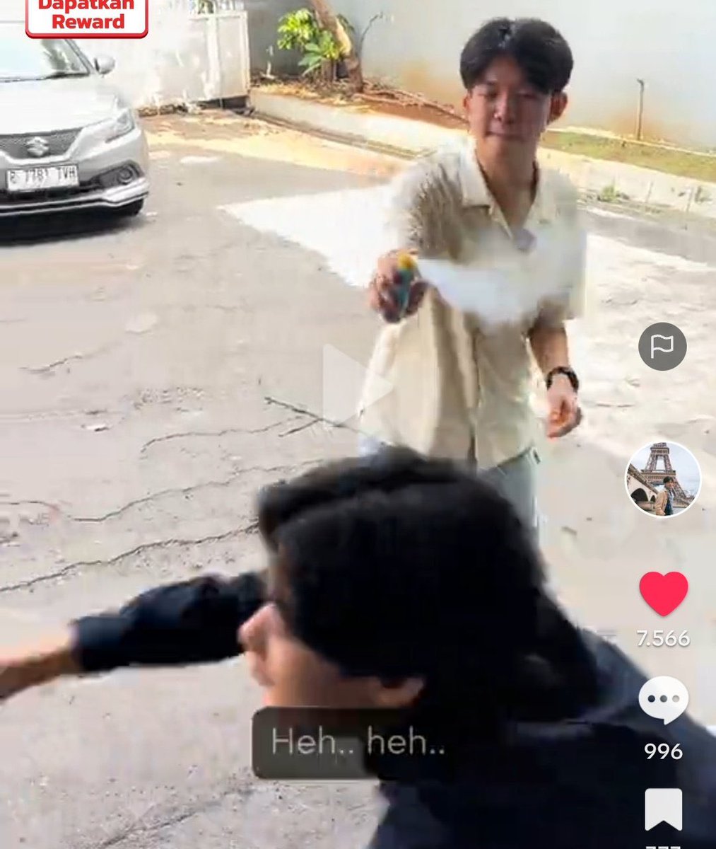 sourcherrieess's tweet photo. Mukanya kayak ngebatin “kapok kon kapok kon”😭 #timsekop https://t.co/aUjLVWaxBH