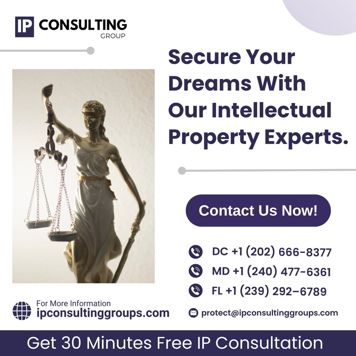 IPConsultingus's tweet image. 🎯 Secure Your Dreams With Our Intellectual Property Experts

#ipconsultinggroup | #IP_Protection | #IPconsulting | #Copyright | #Patent | #Trademark | #patentattorney | #copyrightlawyer | #trademarkfiling | #USA

#KotakNeoTrading | #jjk267 | #TeamGus | #DNC2024 | #LetsGoDodgers