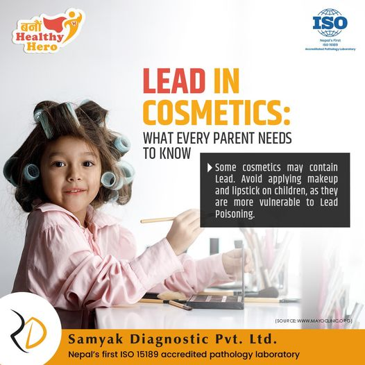 samyak_lab's tweet photo. Avoid cosmetics and lipstick on children to prevent lead exposure and ensure their safety.
#SamyakDiagnostic #BanauHealthyHero #LeadAwareness https://t.co/RGH1uXcYVT