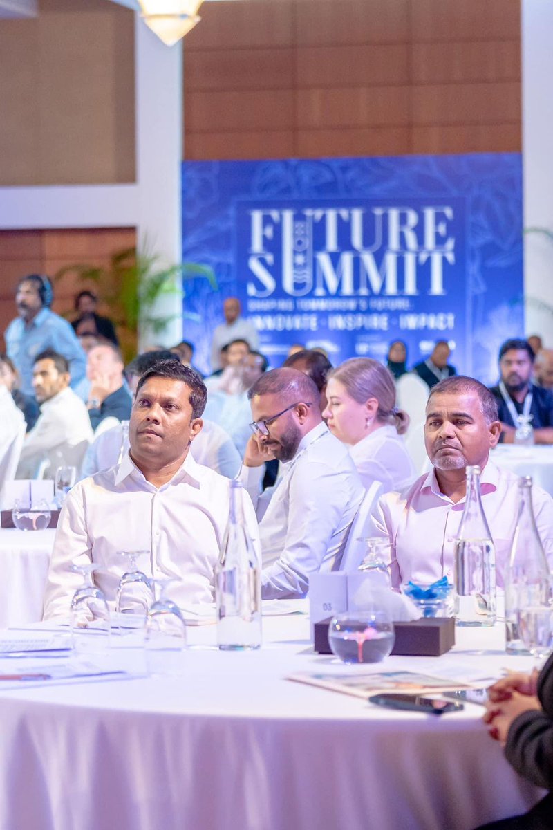 boating_mv's tweet photo. Honored to have attended the Future Summit at Kurumba Maldives, hosted by @destination_mv. A key platform for shaping the future of Maldives tourism! #FutureSummit #DestinationFuture #MaldivesTourism #NBAM #BoatingAssociation https://t.co/71xScErxxp