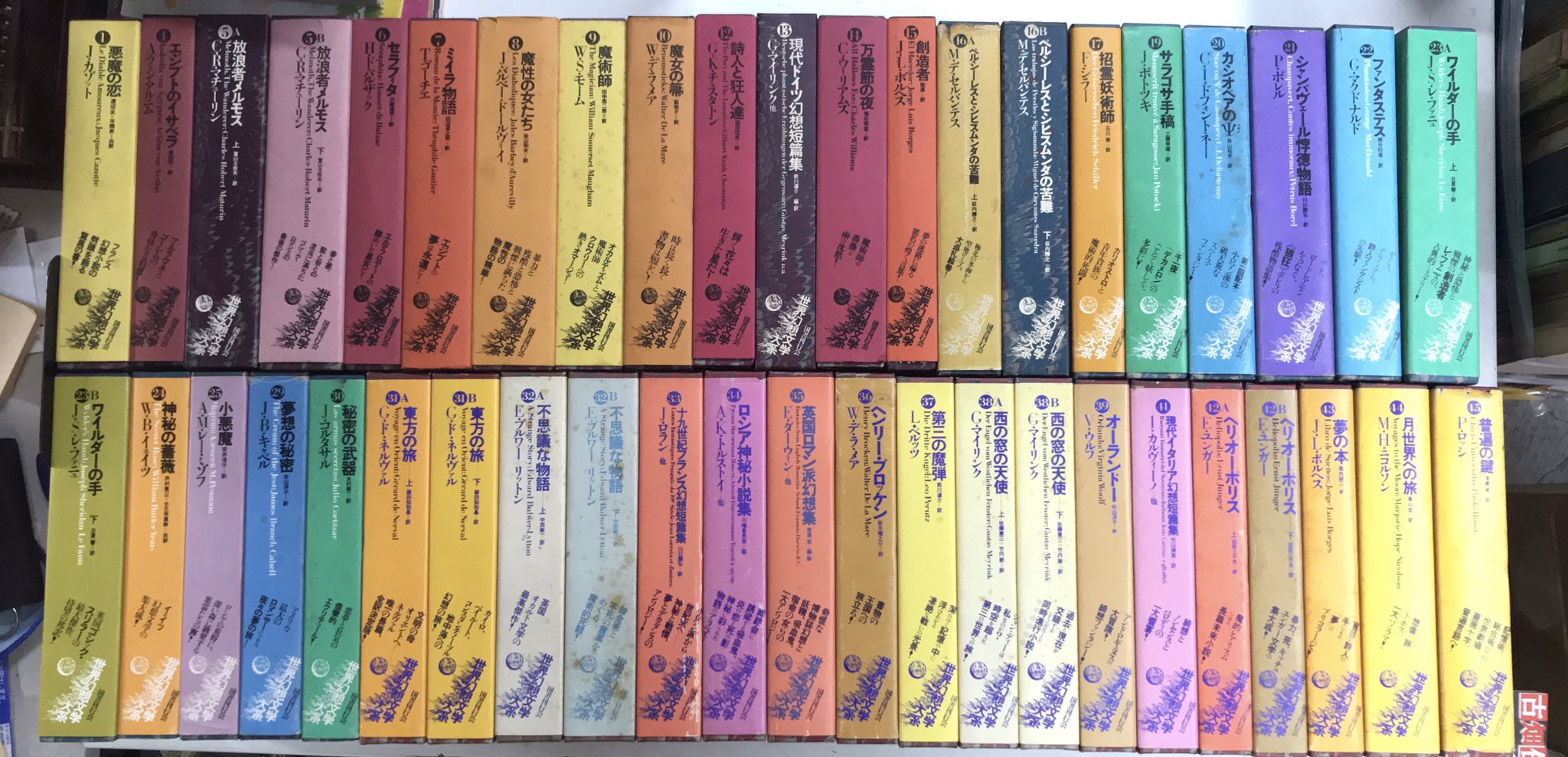 国書刊行会 世界幻想文学大系 8冊セット 本 