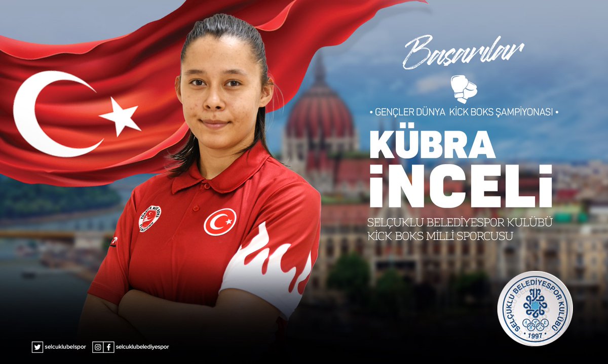 Başarılar Kübra İnceli 🇹🇷

Selçuklu Belediyespor Kulübümüzün Milli Sporcusu Kübra İnceli, 23 Ağustos - 1 Eylül tarihleri arasında Macaristan'da düzenlenecek olan Dünya Kick Boks Şampiyonasında kulübümüzü ve ülkemizi temsil edecek. Dünya Şampiyonasında Gençler Full Contact